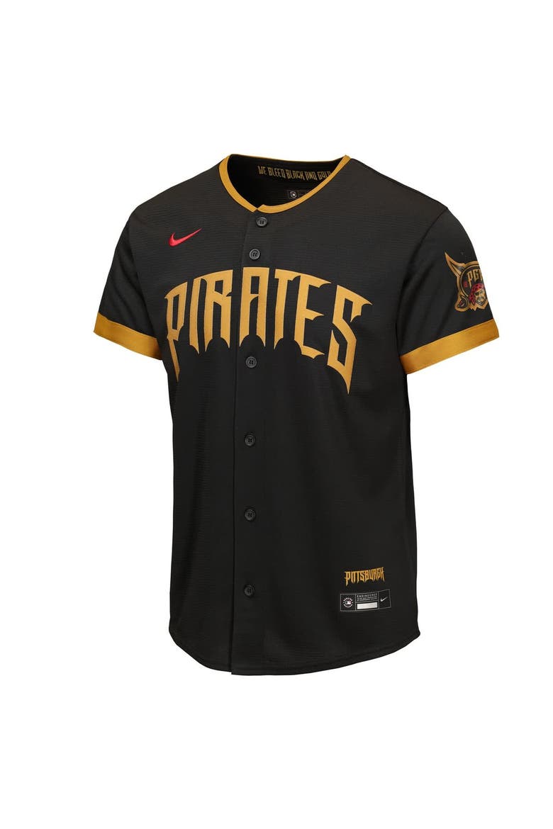 Youth Nike  Black Pittsburgh Pirates 2026 City Connect Stadium Jersey, Alternate, color, Black