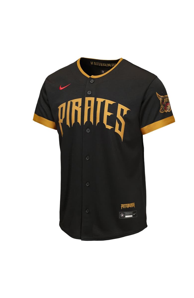 Nike Youth Nike  Black Pittsburgh Pirates 2026 City Connect Stadium Jersey, Alternate, color, Black
