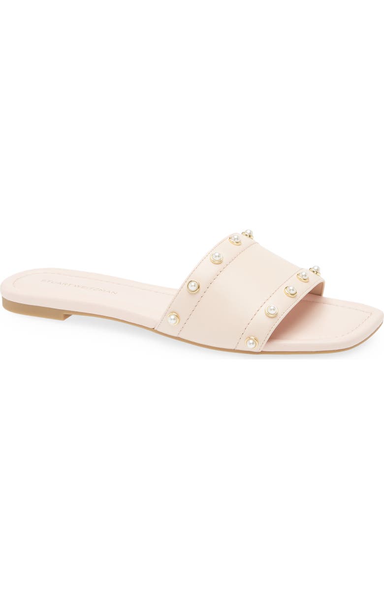 Stuart Weitzman Pearl Slide Sandal, Main, color, Rosewater