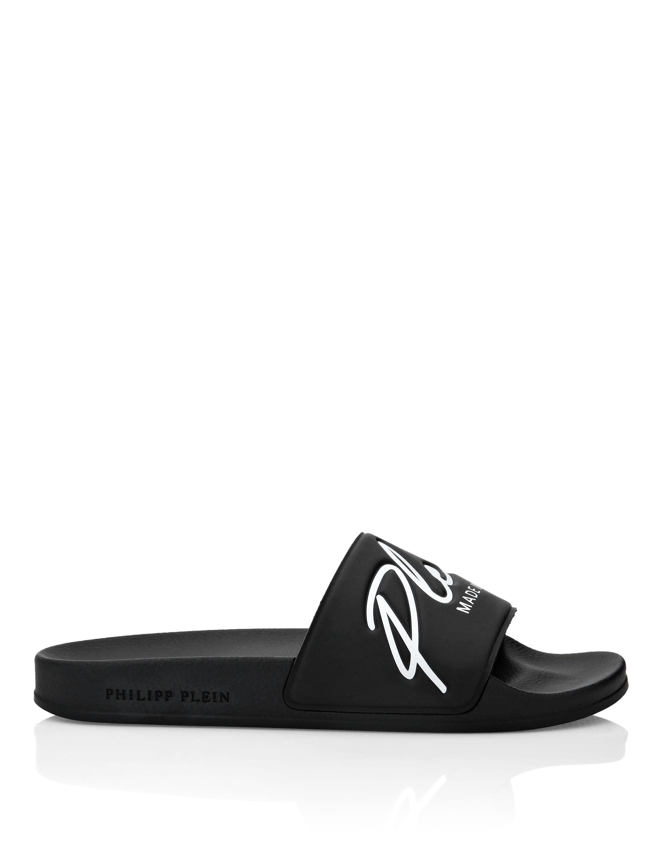 Slipper Unisex, Alternate, color, black