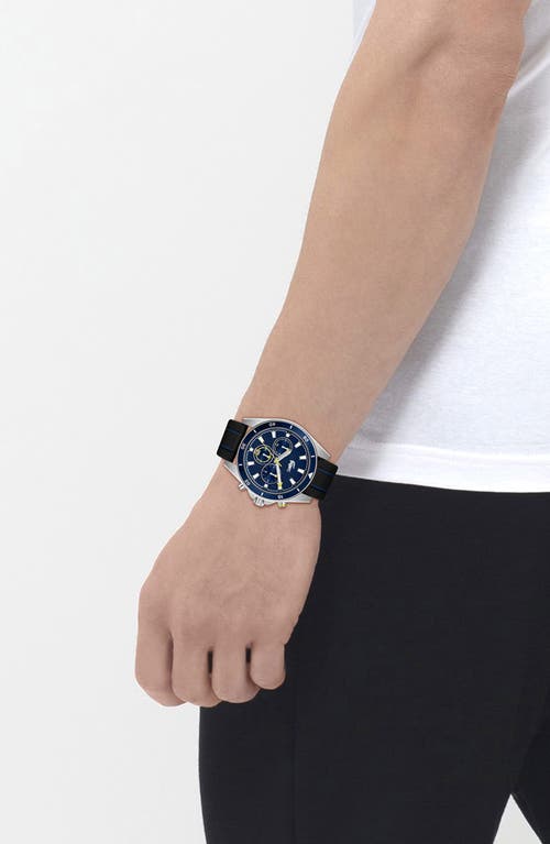 Lacoste Mainsail Chronograph Silicone Strap Watch, 43mm In Blue