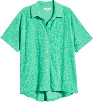 Rip Curl Las Dalias Short Sleeve Terry Button-Up Shirt