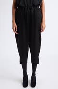 Comme des Garçons Comme des Garçons Wool Doeskin Elastic Waist Crop Pants