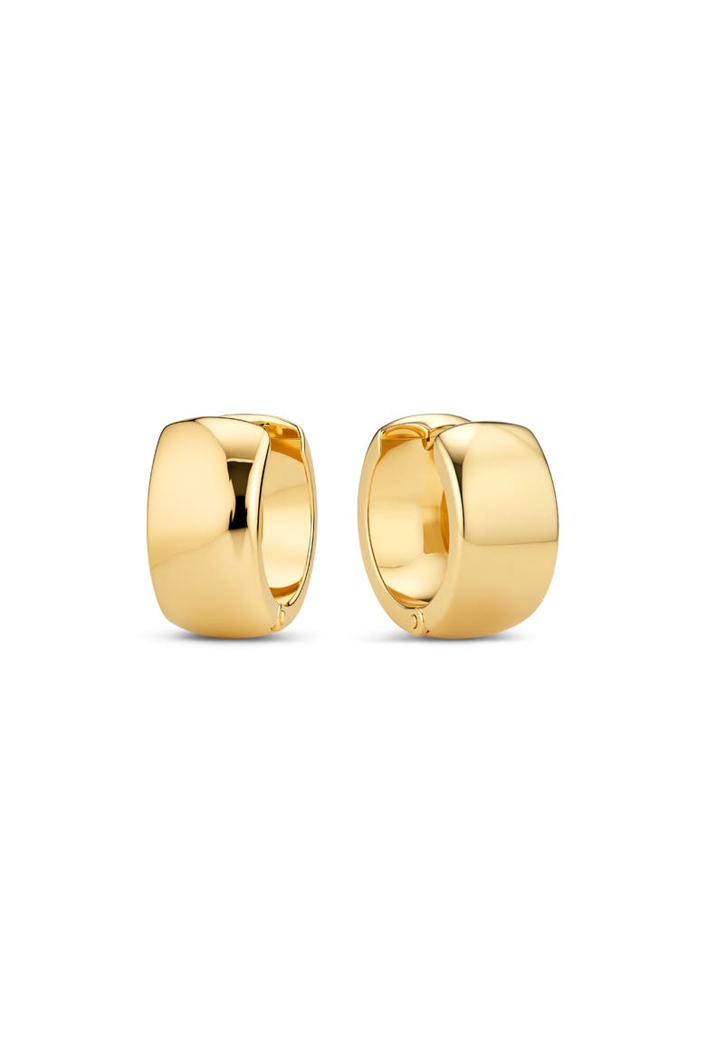 10mm Hoop Earrings in 14K Gold, Alternate, color, Yellow Gold