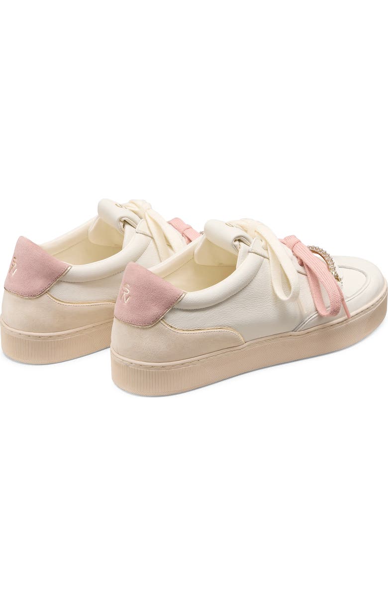 Stuart Weitzman Colton Sneaker, Alternate, color, Cream/ Linen/ Ballet