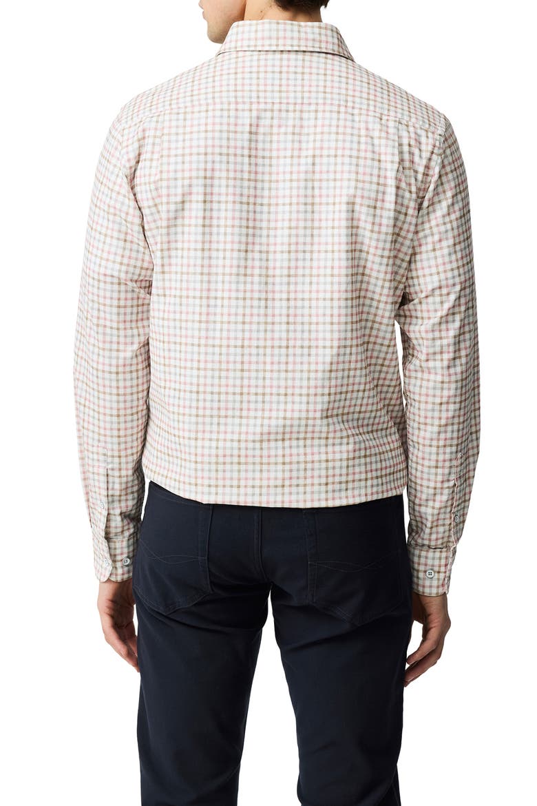 Fox Street Long Sleeve Trim Fit Cotton Button-Up Shirt, Alternate, color, WILD ROSE
