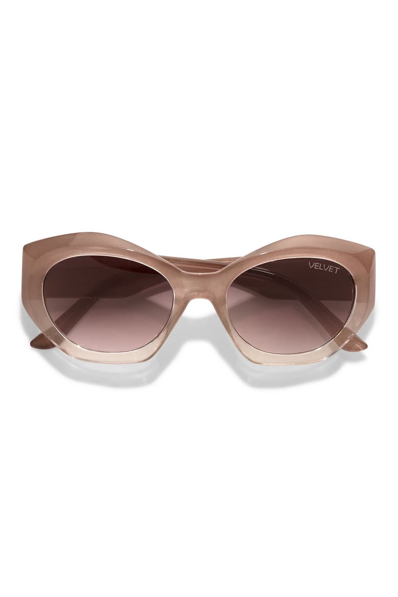 Alice Polarized Sunglass, Alternate, color, Blush