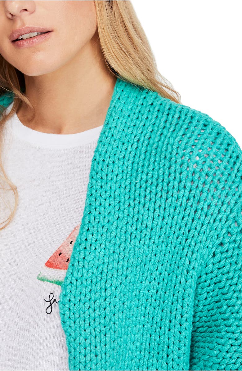 Free People Glow For It Cardigan, Alternate, color, 