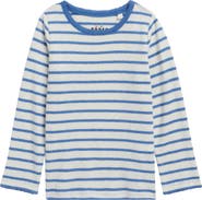 Mini Boden Kids' Pointelle Knit Long Sleeve Top