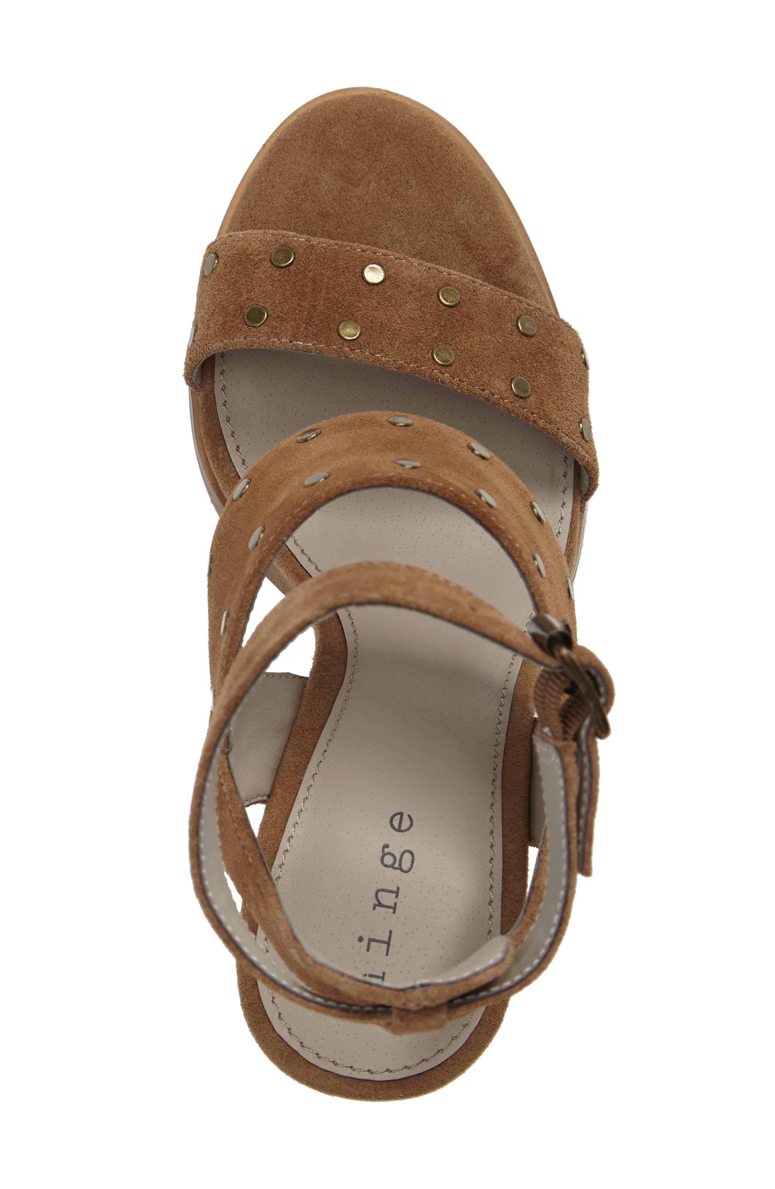 Hinge Corrine Ankle Strap Sandal, Alternate, color, 