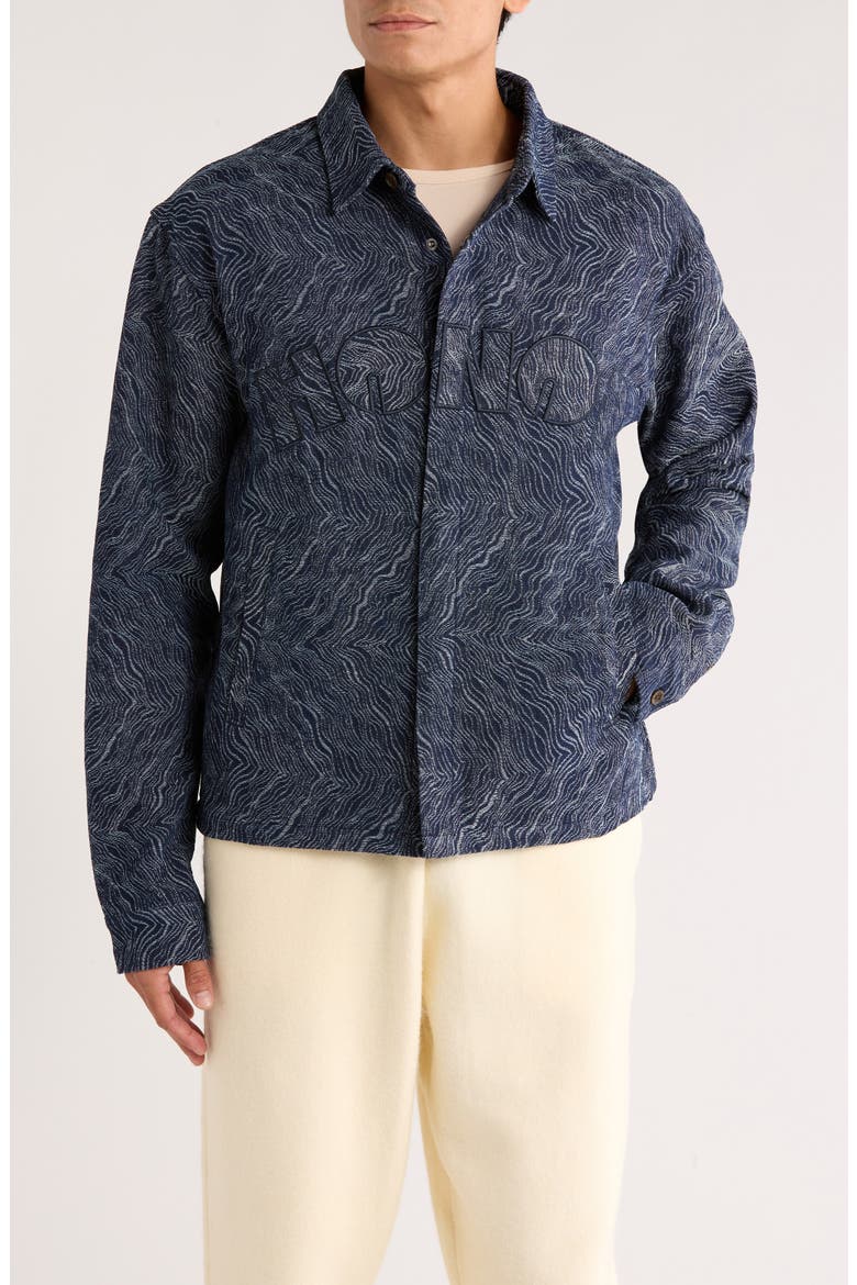 Indigo Cover Coach's Jacket, Alternate, color, INDIGO