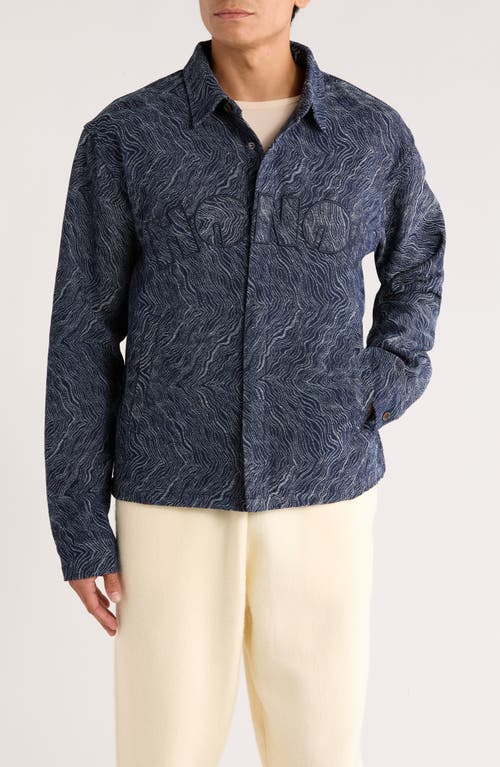 Honor The Gift Indigo Cover Coach's Jacket In Blue
