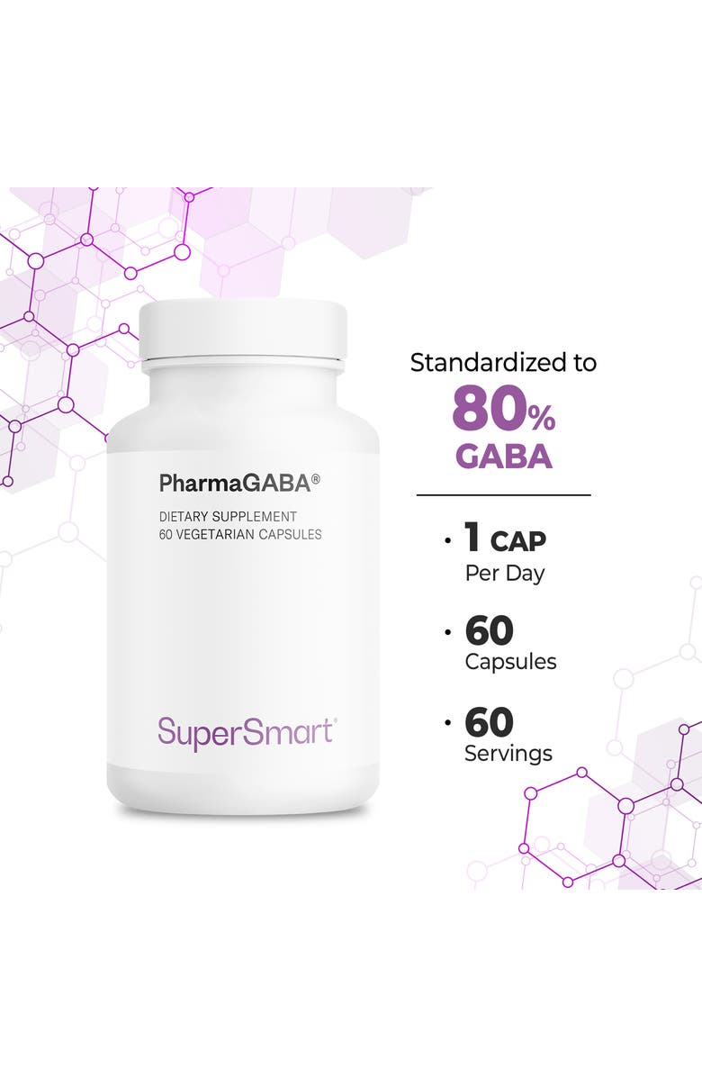 SuperSmart Pharma GABA 125mg per Day, Alternate, color, NO COLOR
