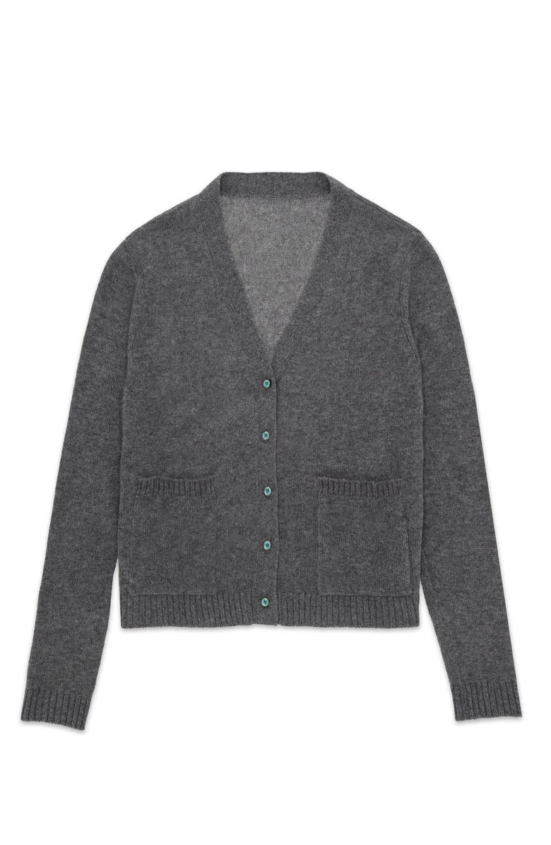 Fortela Sveva Cashmere Cardigan, Main, color, Dark Grey