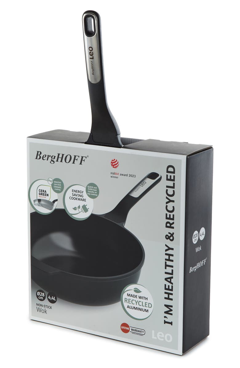 BergHOFF Leo Phantom Wok Pan, Alternate, color, Black