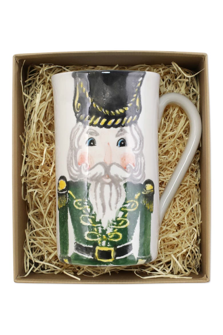 Nutcrackers Latte Mug, Main, color, HANDPAINTED