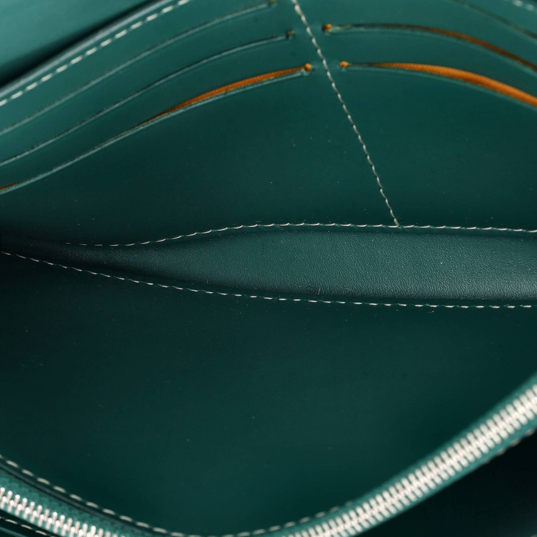 Varenne Wallet Coated Canvas Long, Alternate, color, Green