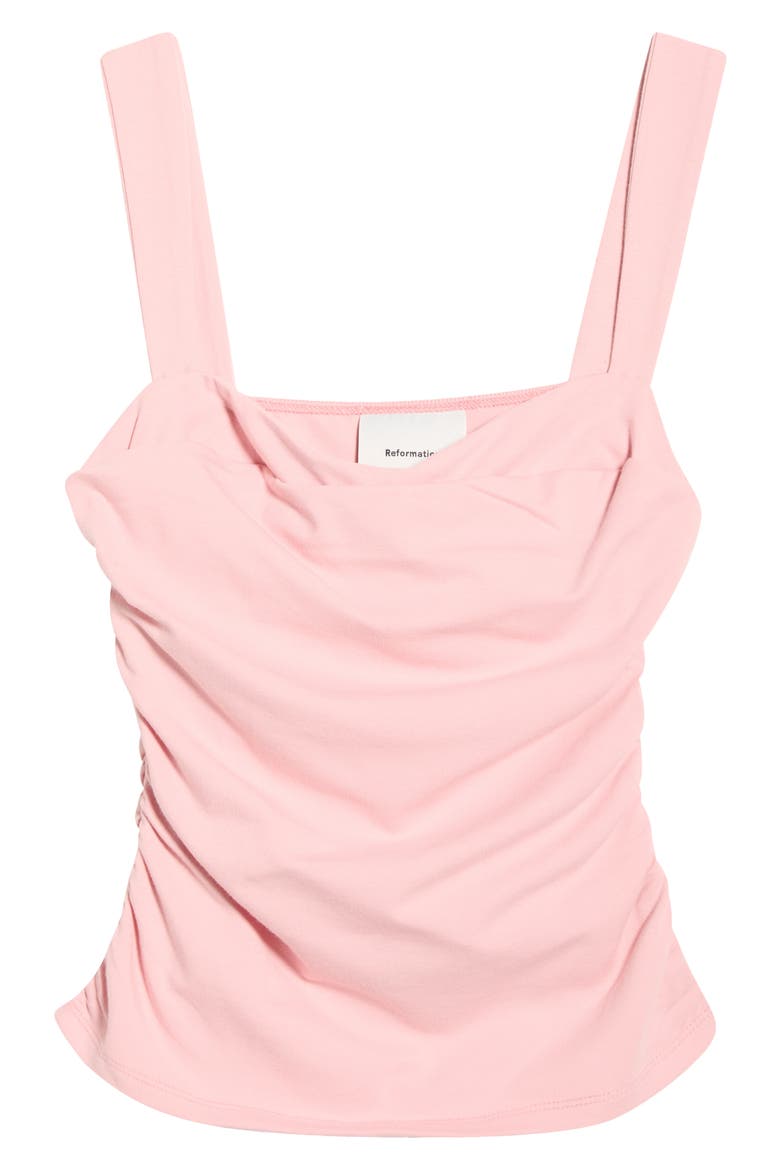 Trish Ruched Tank, Alternate, color, LOTUS