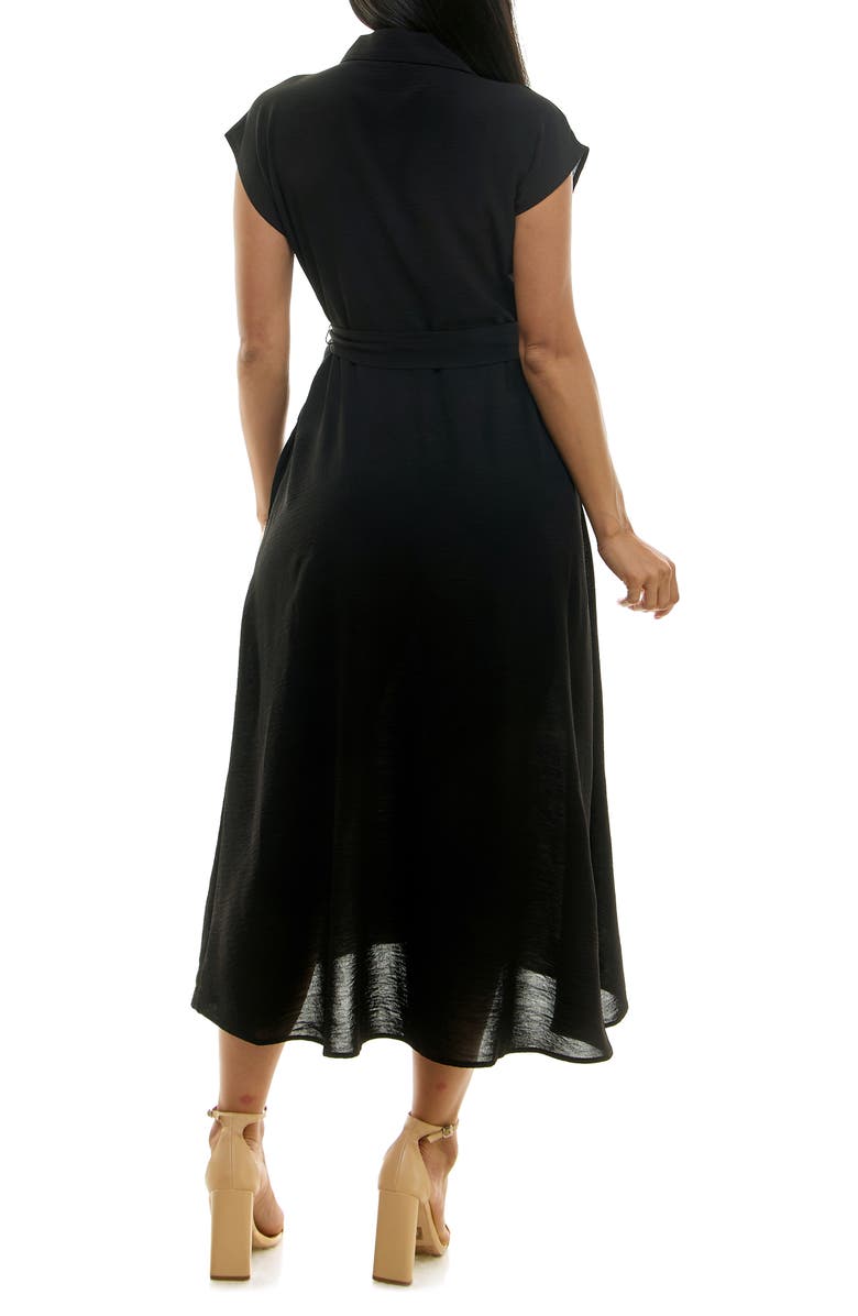 Tie Waist Midi Shirtdress