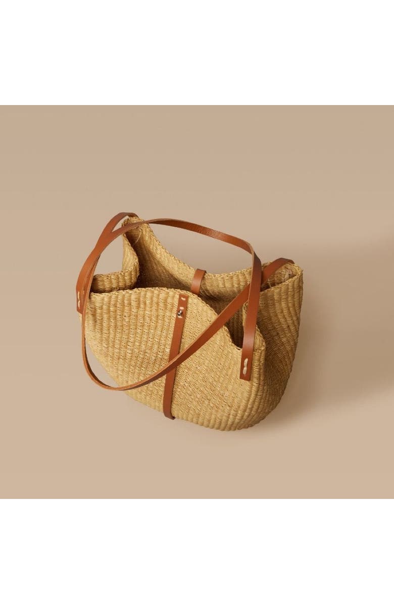 indego africa Amale Shoulder Bag, Alternate, color, Natural Elephant Grass