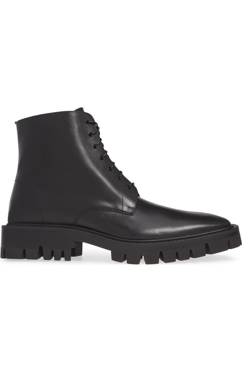Balenciaga Lugged Combat Boot, Alternate, color,