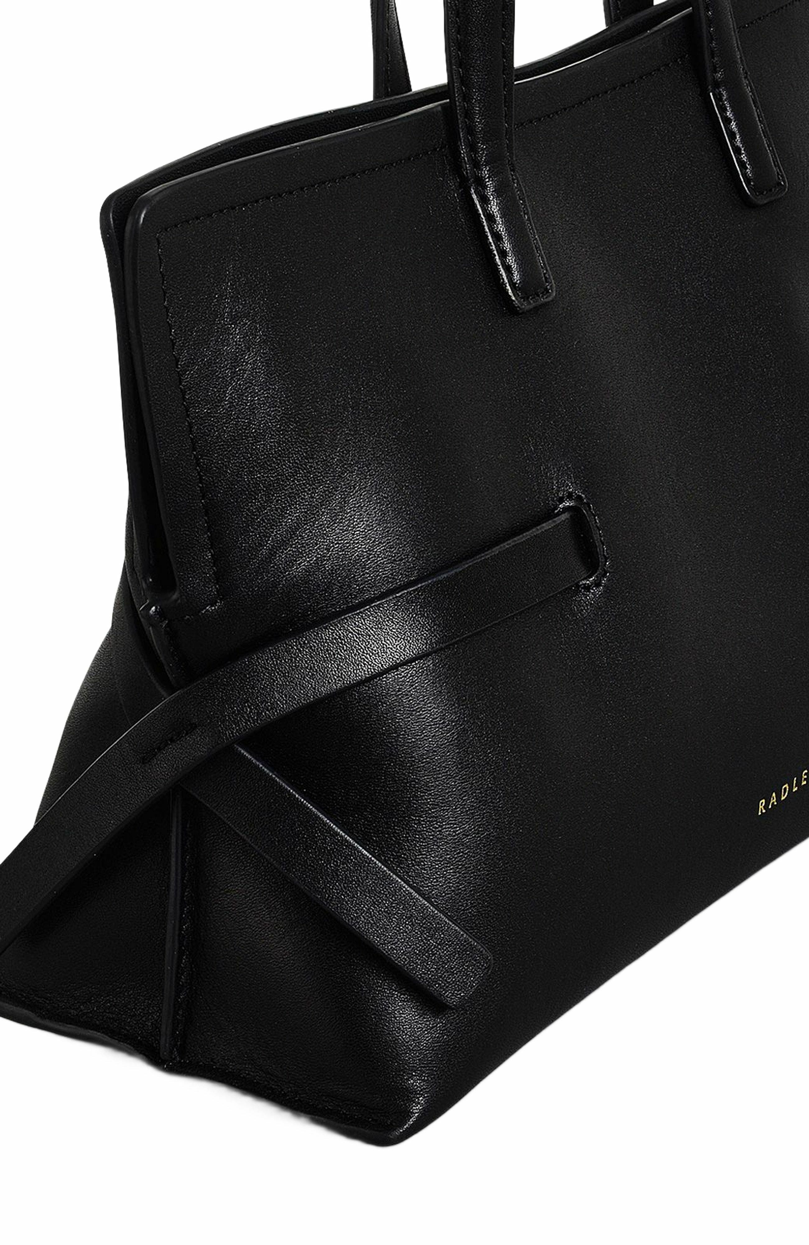 Radley Fleet Street Small Open Top Crossbody Bag, Alternate, color, Black