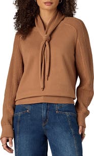 Wit & Wisdom Tie Neck Sweater