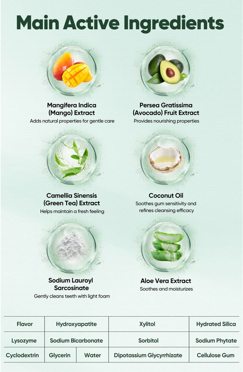 MySmile Nano-Hydroxyapatite Toothpaste for Sensitive Teeth, Alternate, color, Green