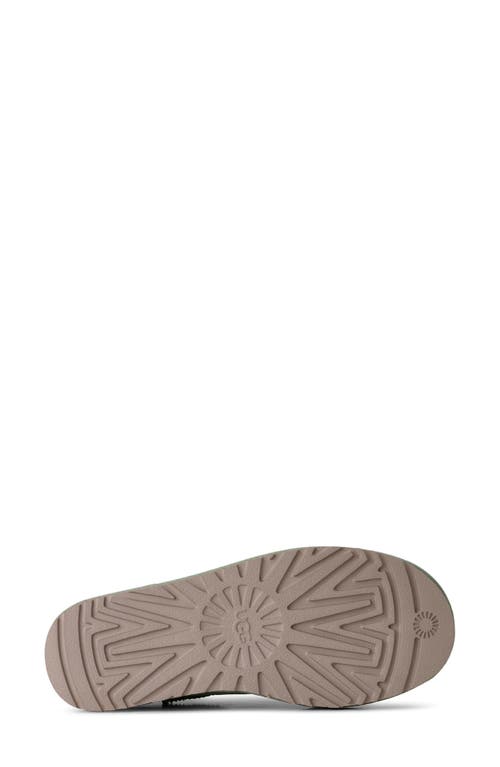 Ugg (r) Classic Micro Genuine Shearling Lined Slip-on In Green