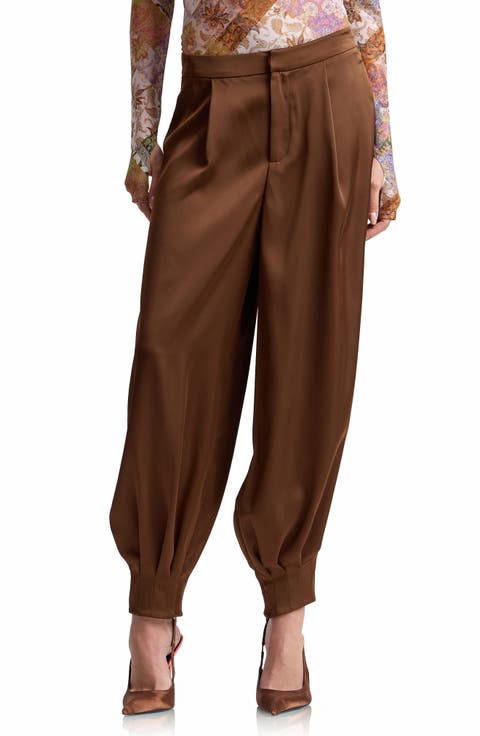 Pleated Balloon Pants