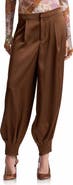 Avec Les Filles Pleated Balloon Pants