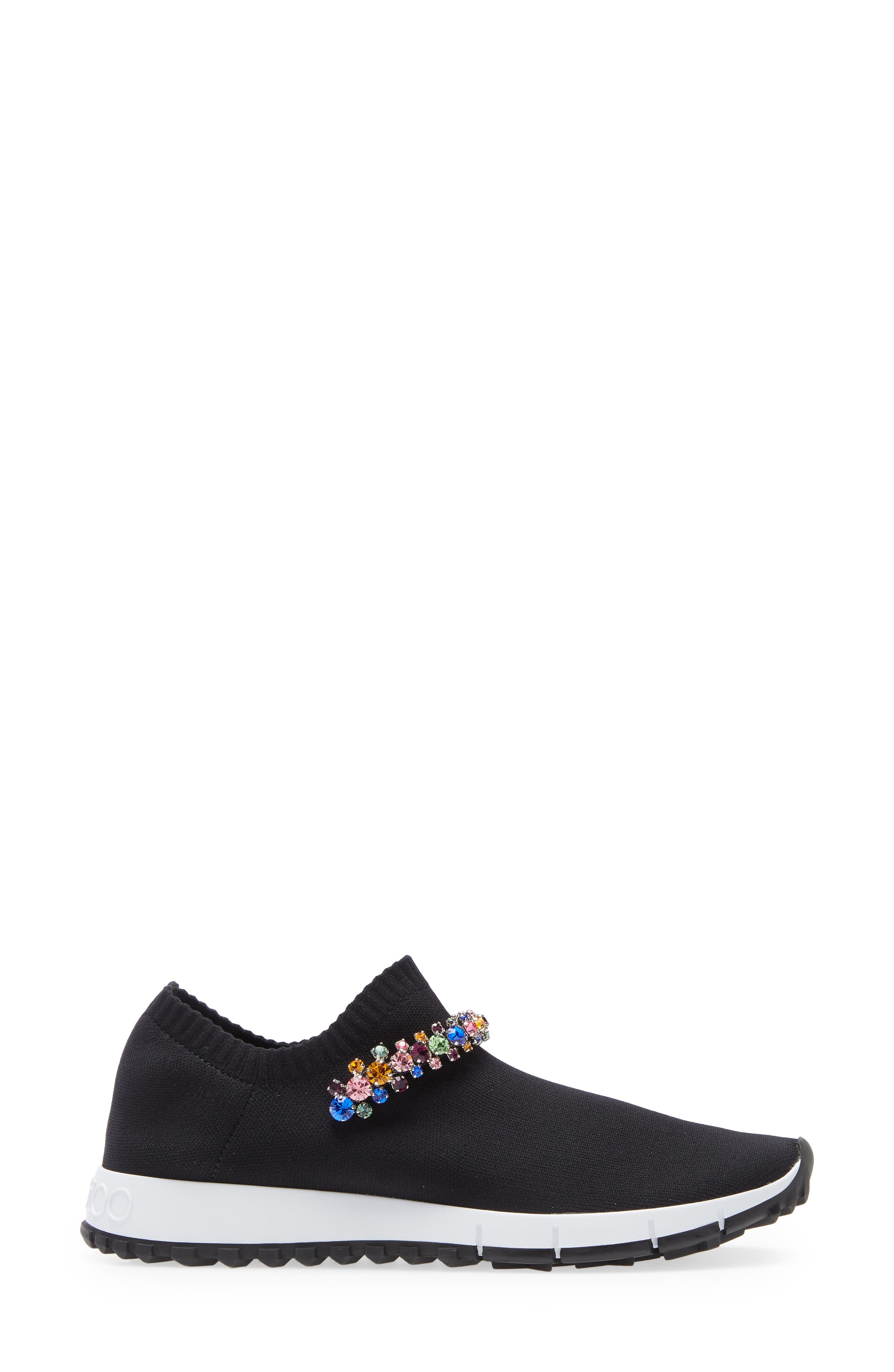 Jimmy Choo Verona Crystal Embellished Knit Sneaker, Alternate, color, 