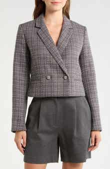 rag & bone Elvy Crop Tweed Blazer