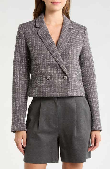 rag & bone Elvy Crop Tweed Blazer