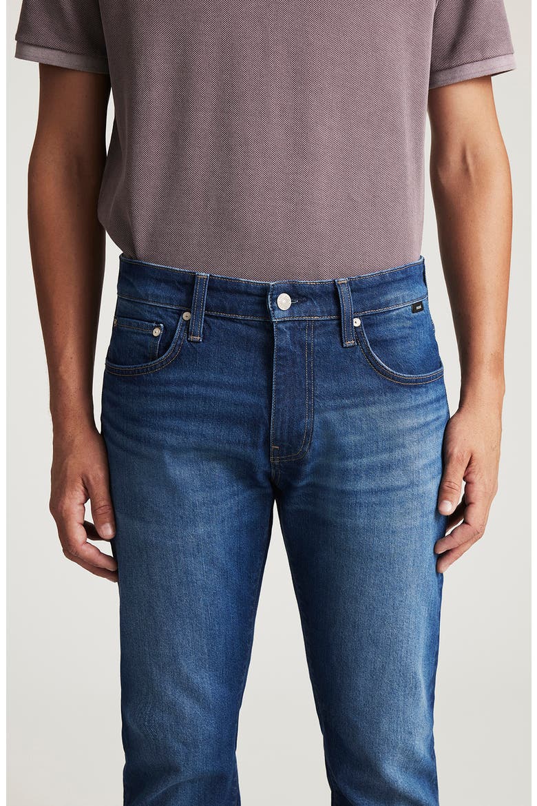Marcus Slim Straight Leg Jeans, Alternate, color, DARK BRUSHED CLASSIC