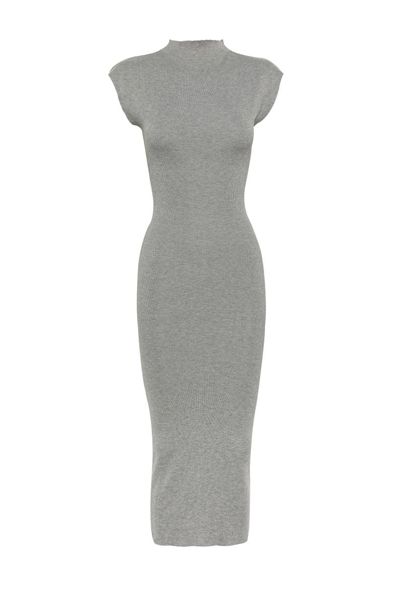 Suzette Midi Dress, Alternate, color, Grey