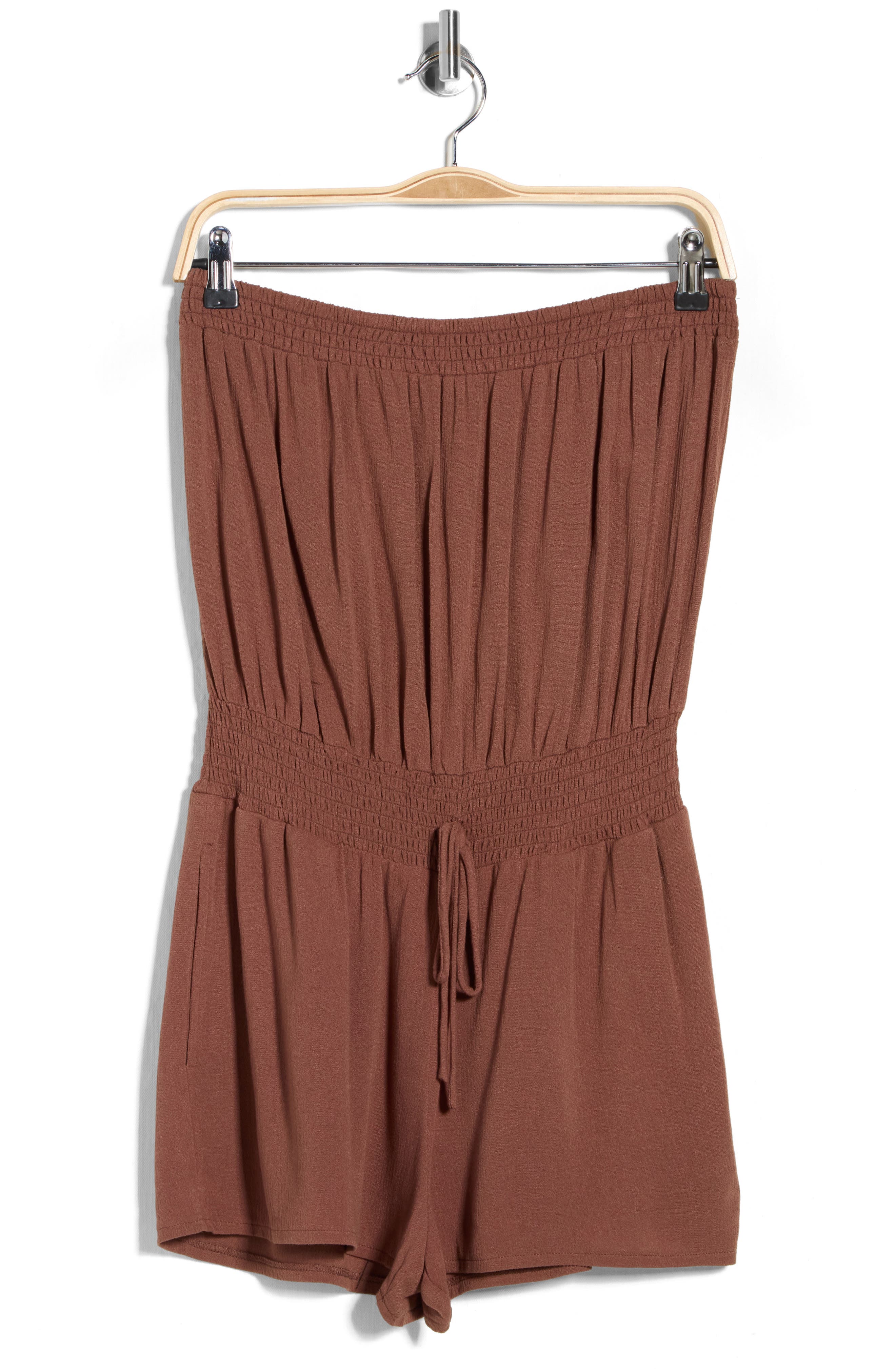 Elan Strapless Cover-Up Romper