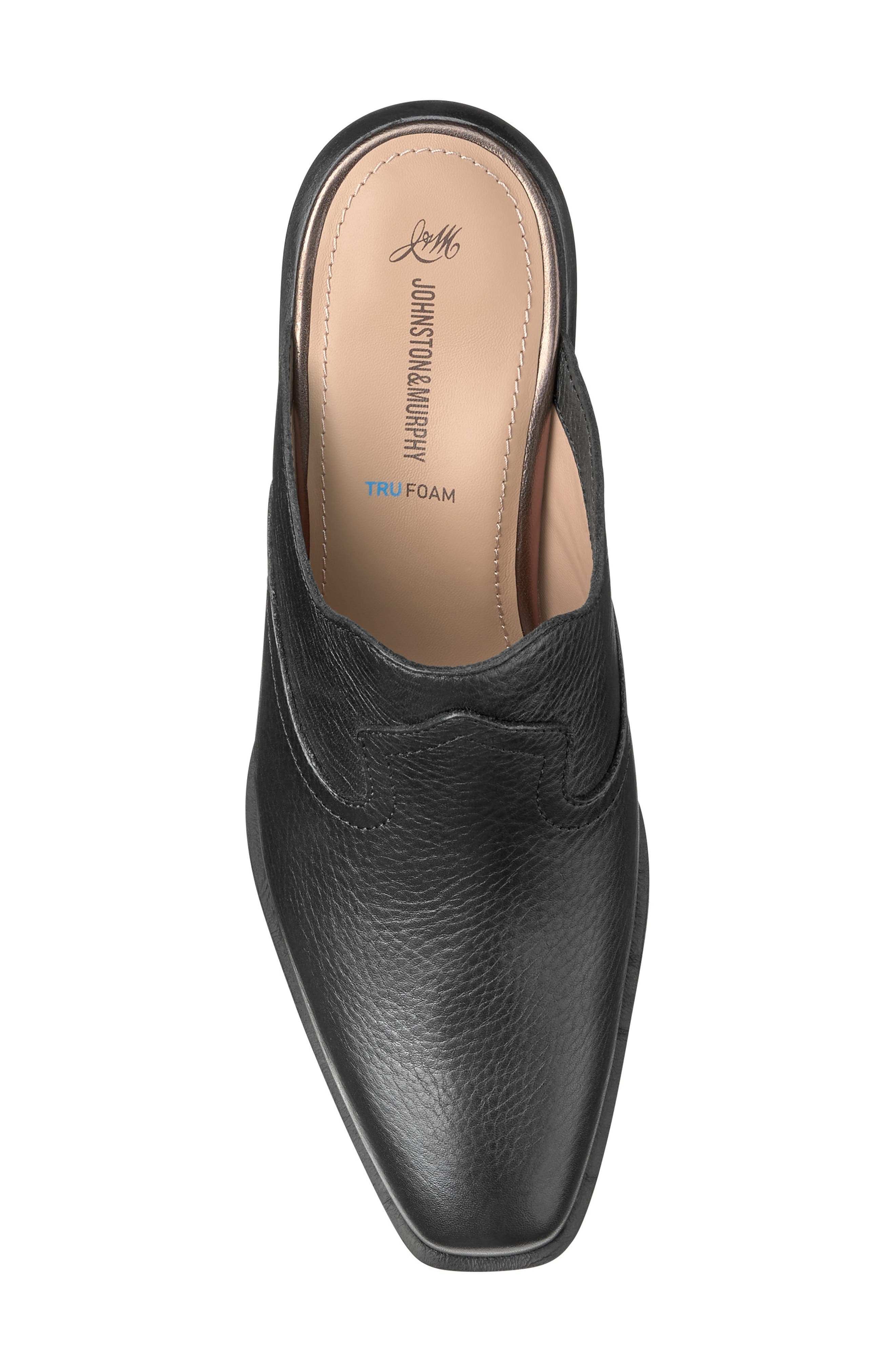 Kalista Leather Mule, Alternate, color, BLACK FULL GRAIN