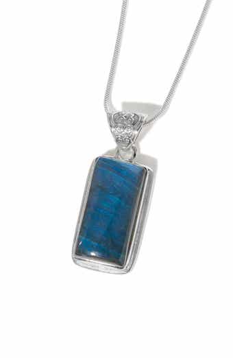 Semiprecious Stone Pendant Necklace
