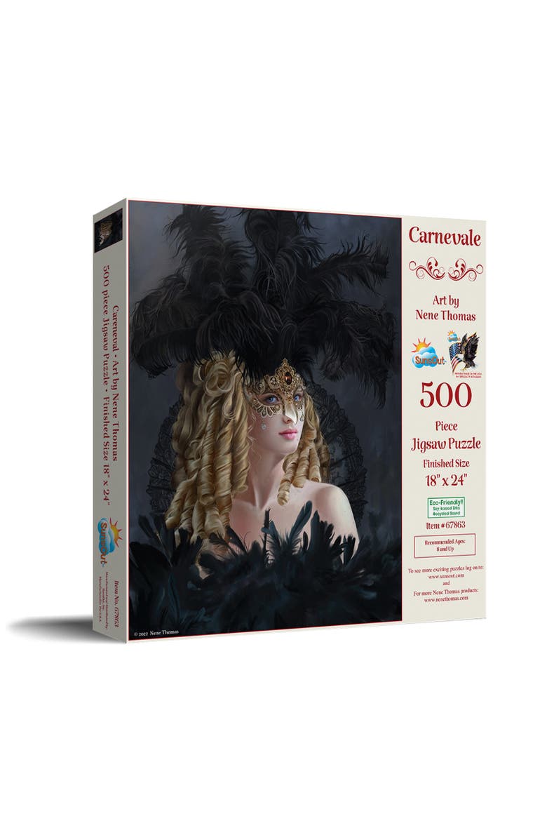 Carnevale 500 piece Jigsaw Puzzle for Adults, Main, color, Multicolor