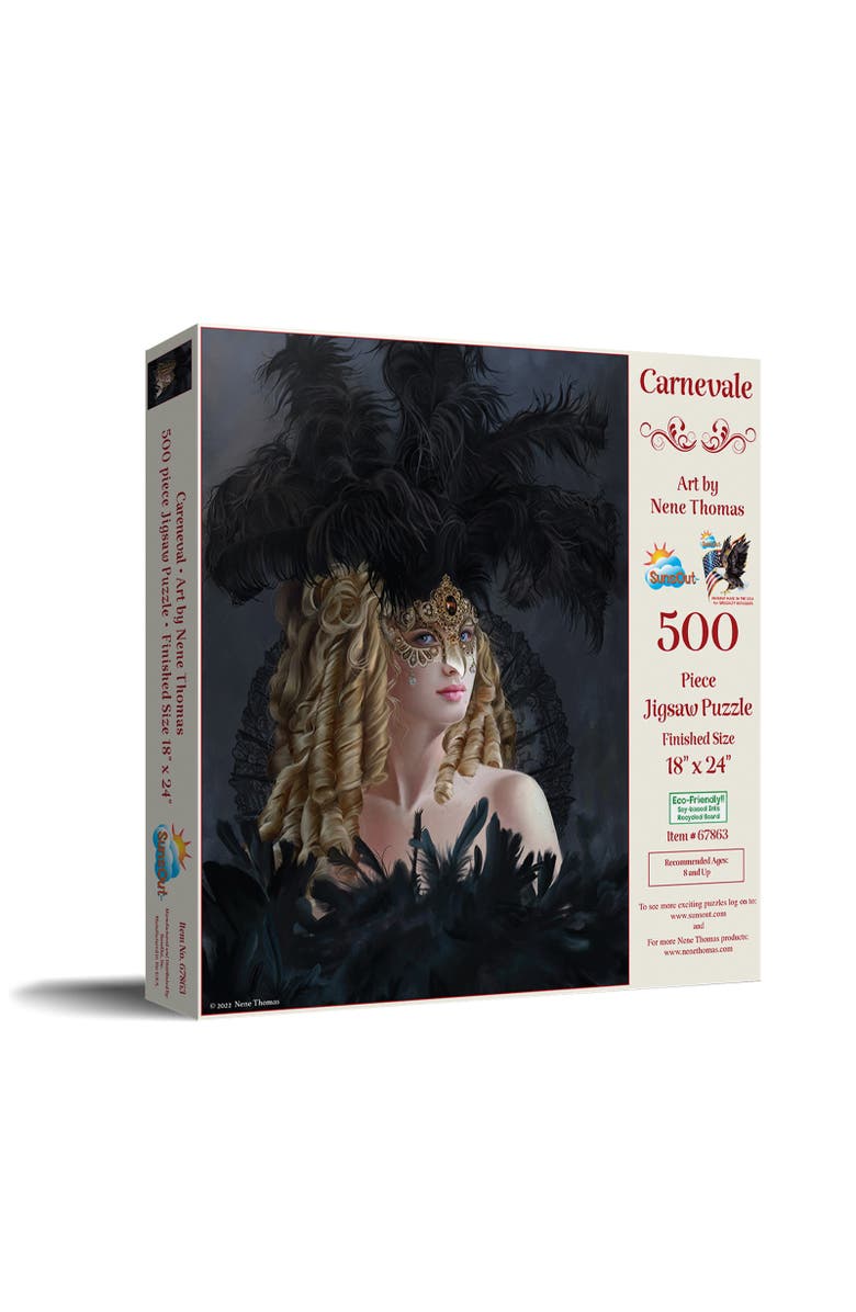 Sunsout Carnevale 500 piece Jigsaw Puzzle for Adults, Main, color, Multicolor