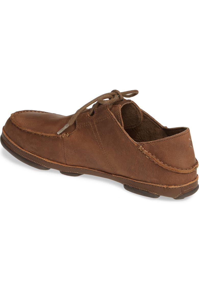 OluKai 'Ohana Li Ili Moc Toe Derby, Alternate, color,
