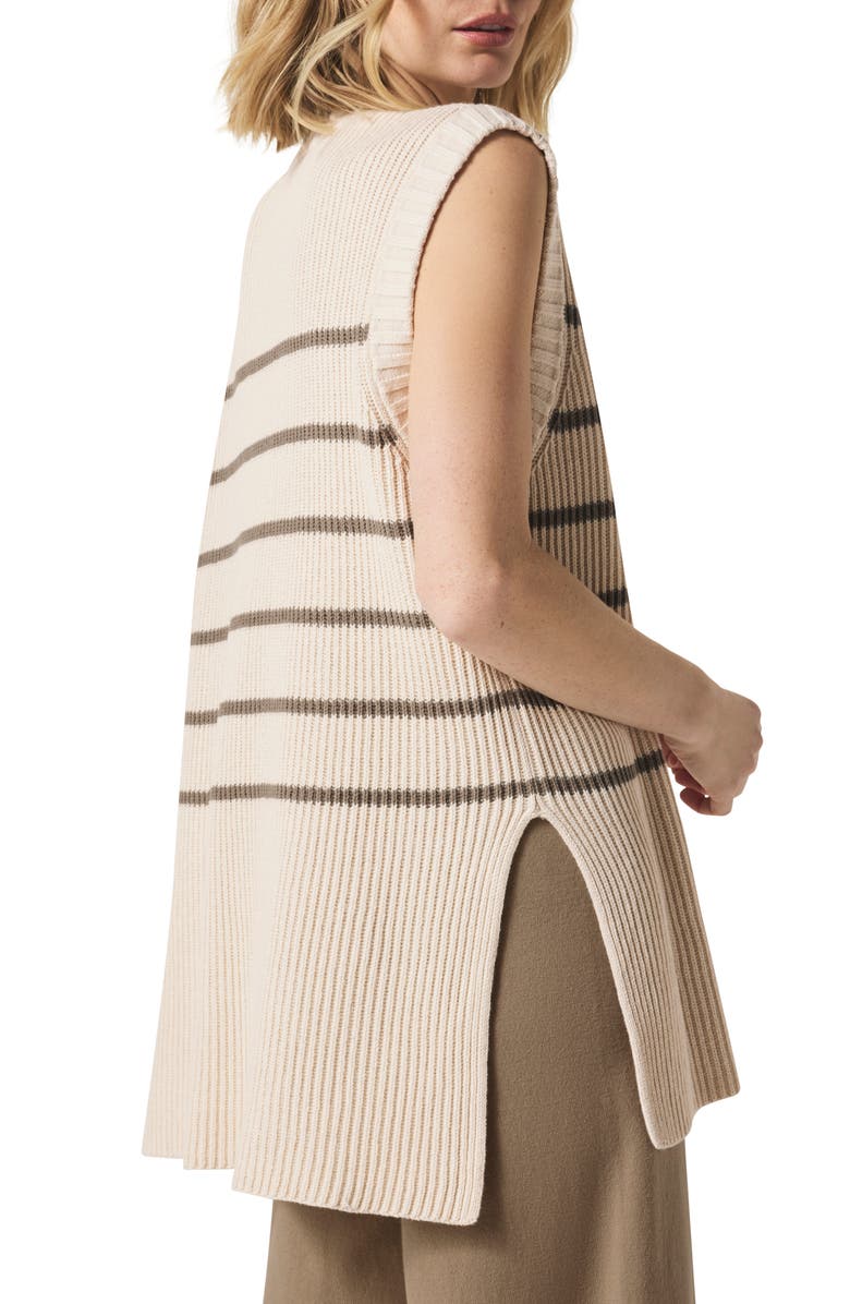 Splendid x @cellajaneblog Stripe Tunic Sweater Vest, Alternate, color, 