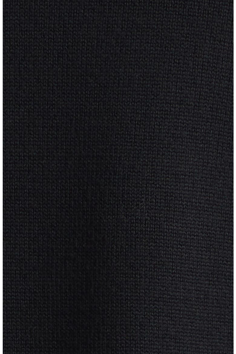 Wool Puffer Cardigan, Alternate, color, BLACK