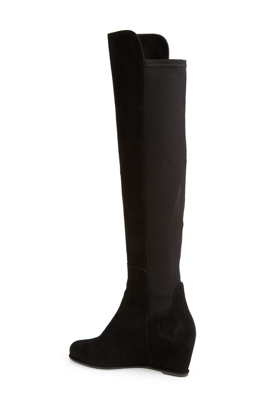 Stuart Weitzman 'Semi' Over the Knee Boot, Alternate, color, 