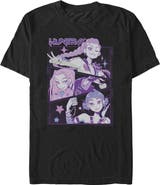KPop Demon Hunters Mens KPop Demon Hunters Huntrix Group Panels T Shirt