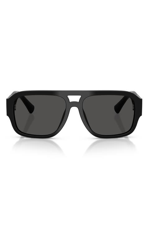 58mm Pilot Sunglasses
