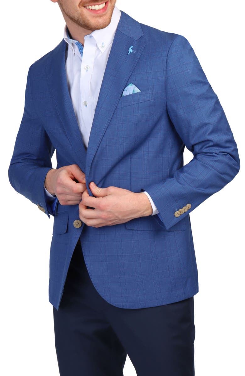 TailorByrd Shadow Windowpane Sport Coat, Alternate, color,