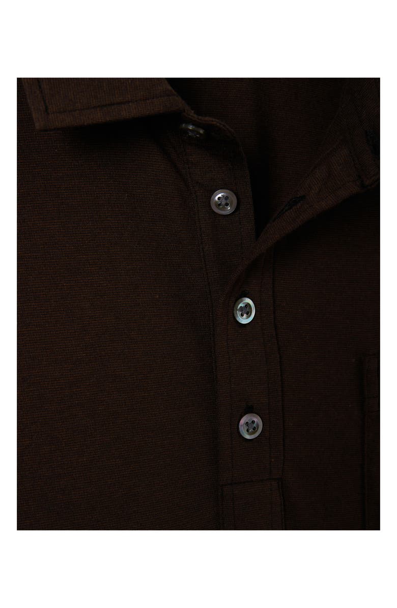 Billy Reid Pensacola Solid Organic Cotton Polo Shirt, Alternate, color,
