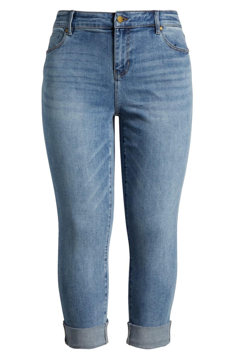 Liverpool Los Angeles Charlie Cuffed Mid Rise Crop Slim Jeans, Alternate, color,